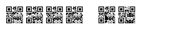 Scan me font preview
